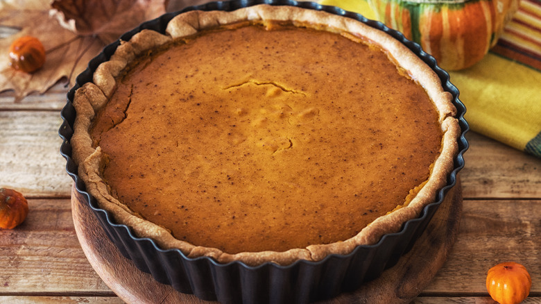 cracked pumpkin pie