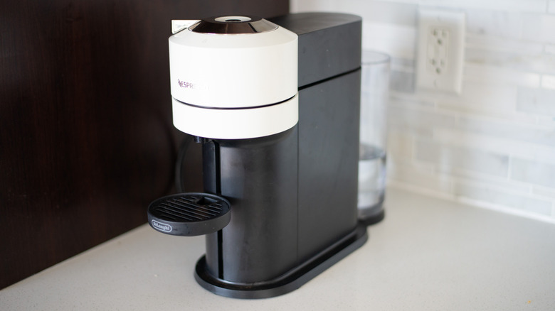 A Nespresso coffee machine.