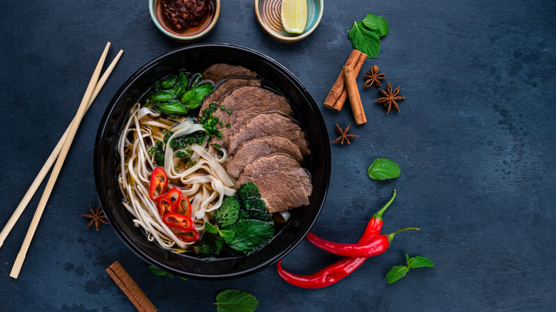 bowl of pho