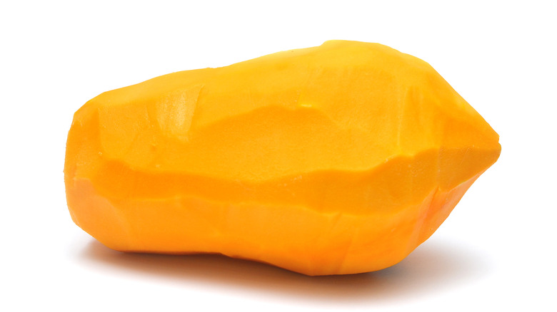ripe, peeled papaya