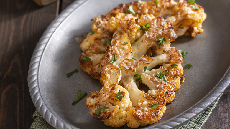 Roasted cauliflower steak