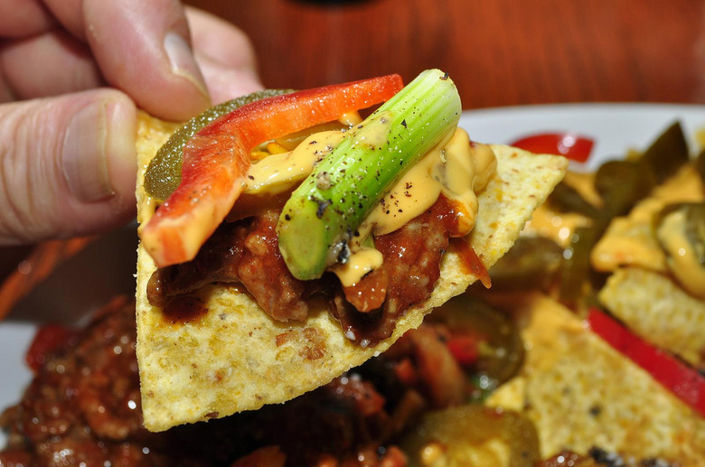 Fully loaded nachos are the ultimate football food. Ask, like, anyone.