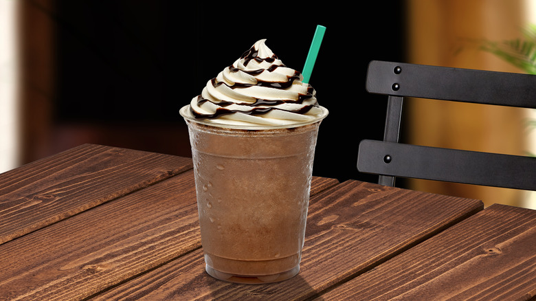 Chocolatey frappuccino