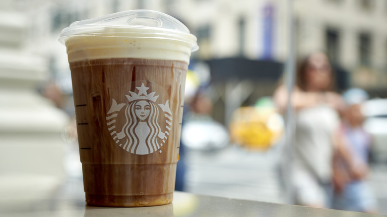 Starbucks cold brew with foam
