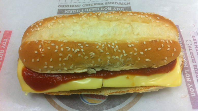 A Burger King Italian Chicken Sandwich
