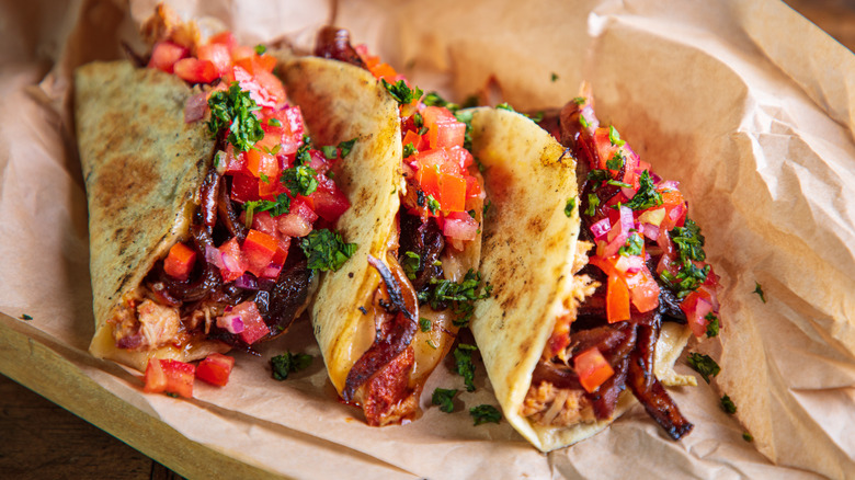order of tacos to go