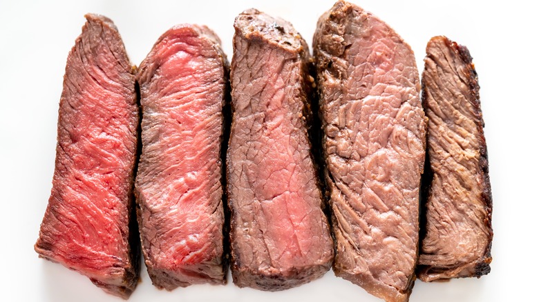 levels of steak doneness