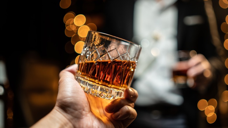 Whiskey served neat