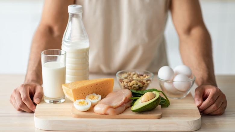 assortment of proteins