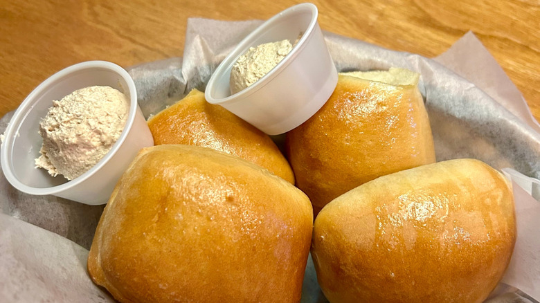 Cinnamon butter and rolls from Texas Roadhouse