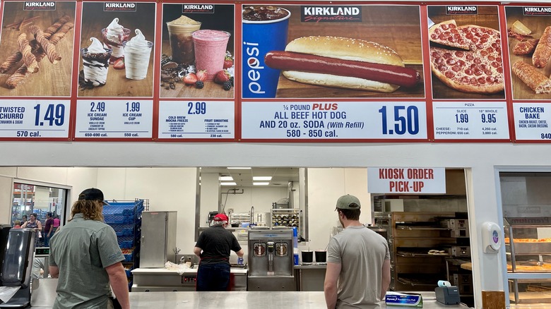 Costco food court menu
