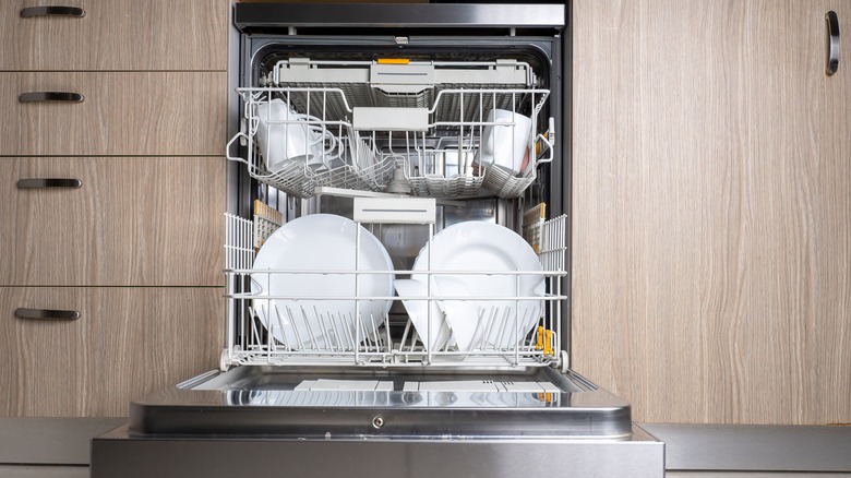 dishwasher interior