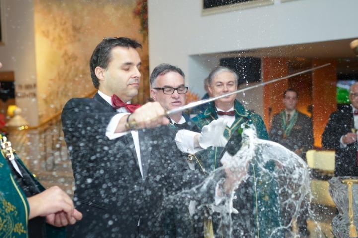 How To Saber A Champagne Bottle