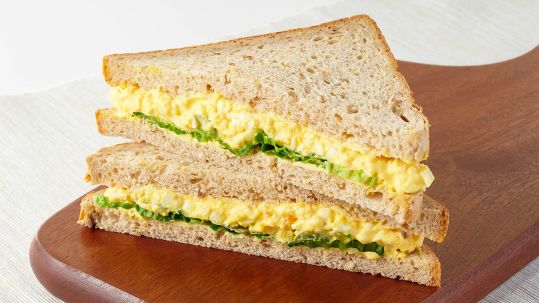 Egg salad sandwitch.