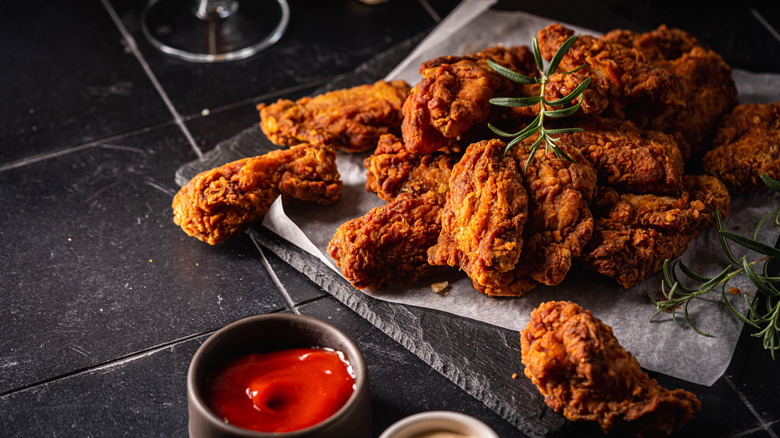 crispy fried chicken wings