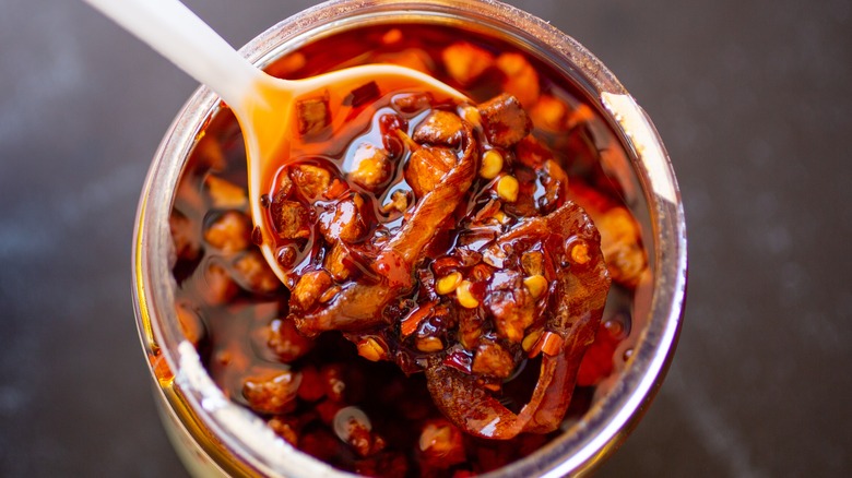 jar of chili oil