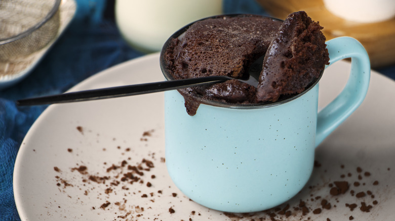 Chocolate mug cake
