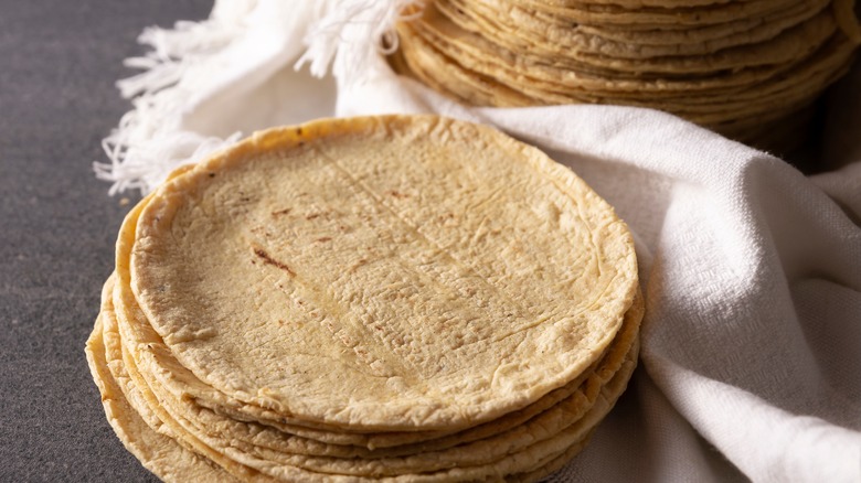 Stack of tortillas