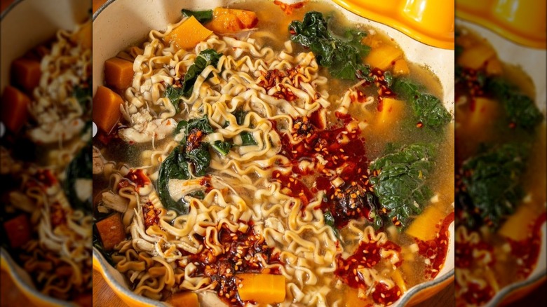 Momofuku ramen noodle soup