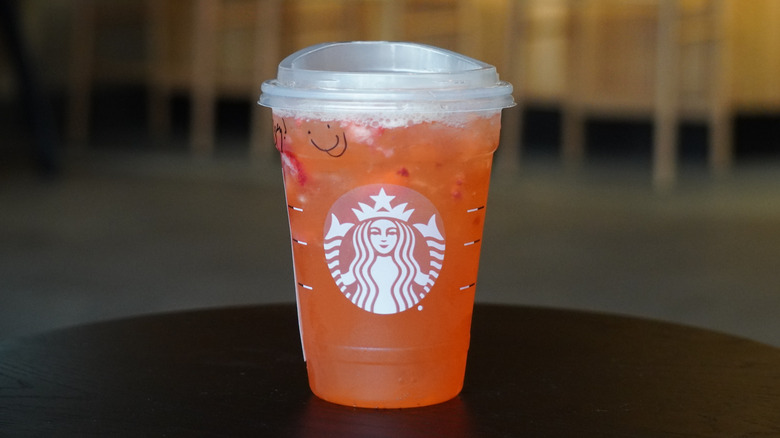 Starbucks' Mango Strawberry Lemonade Refresher
