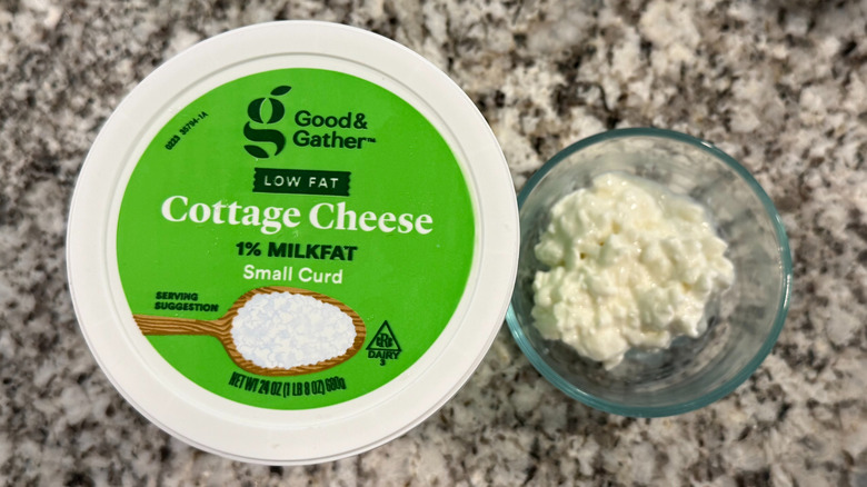 Good & Gather cottage cheese container and bowl