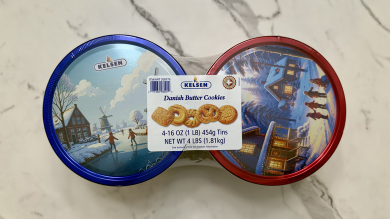 Kelsen Danish Butter Cookie tin four pack