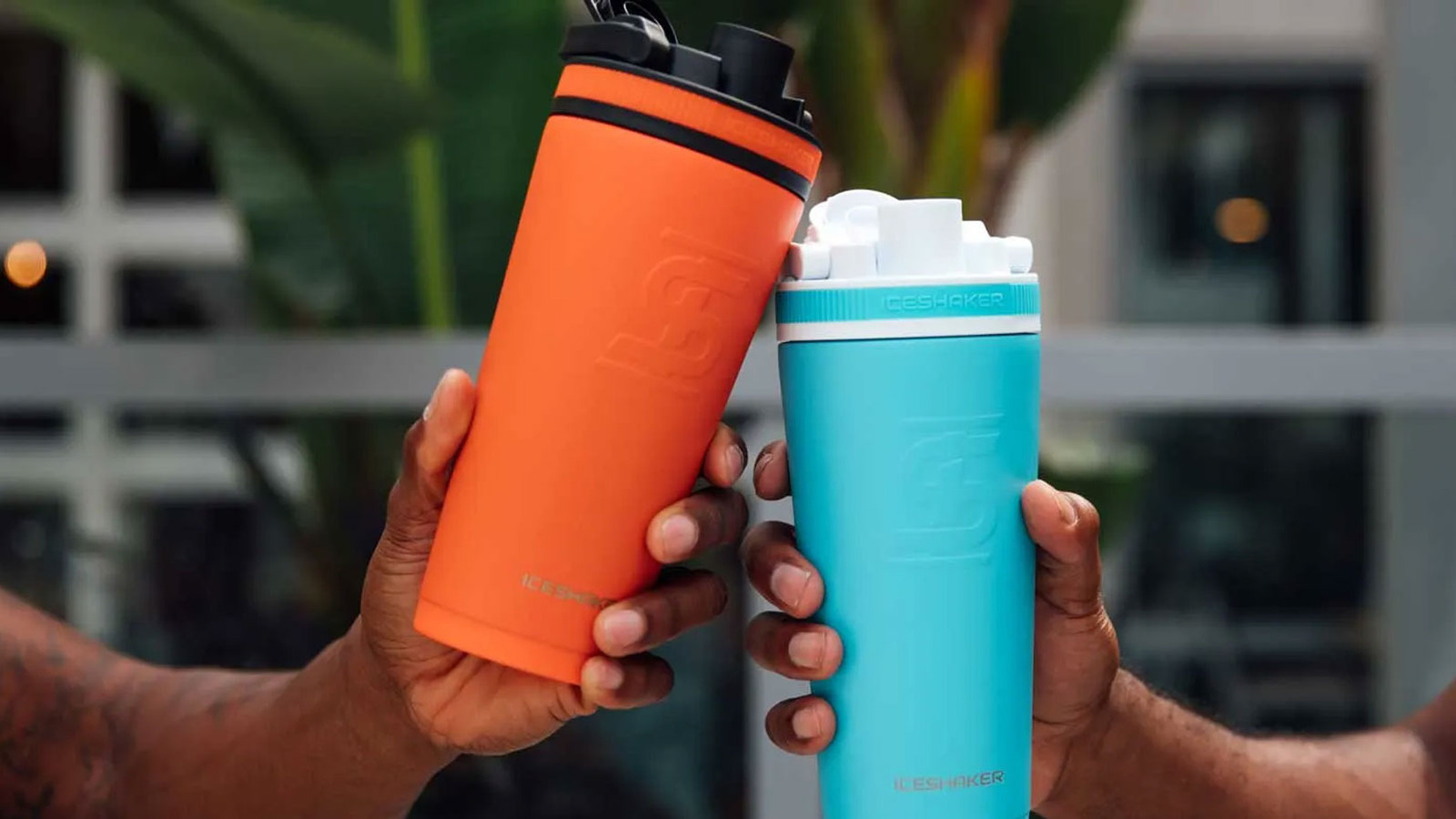 Ice Shaker Double Walled Vacuum Insulated Protein Shaker Bottle