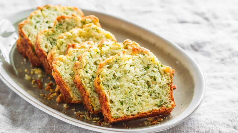 Zucchini or green tomato bread 