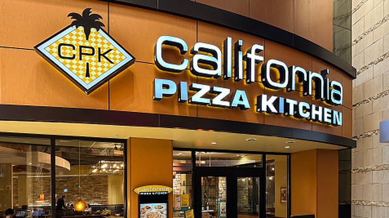 Exterior of a California Pizza Kitchen restaurant