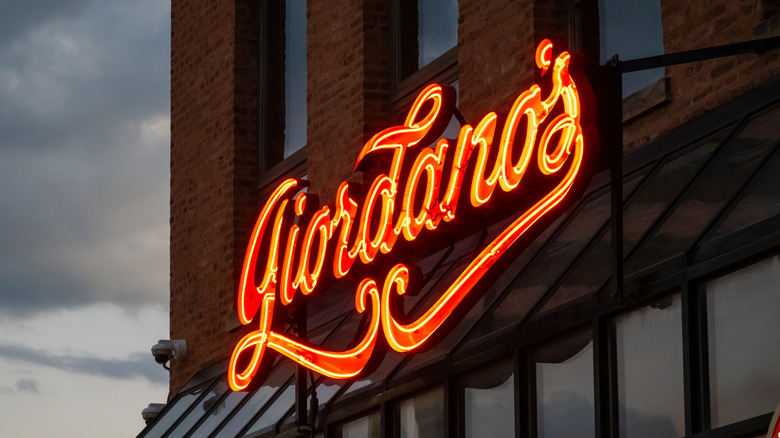 Exterior of Giordano's restaurant
