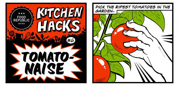 Illustrated Kitchen Hack: How To Make Tomatonaise