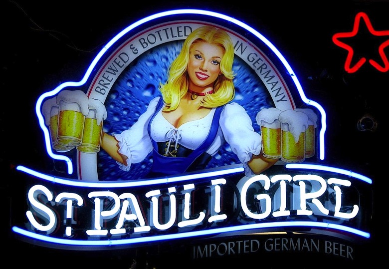 The St. Pauli Girl sez: "Give non-alcoholic brews a shot." You don't want to offend the St. Pauli Girl, do you?