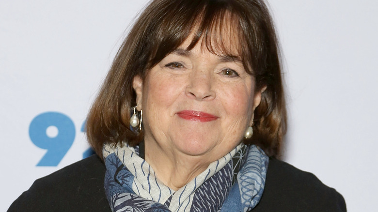 Ina Garten on step and repeat