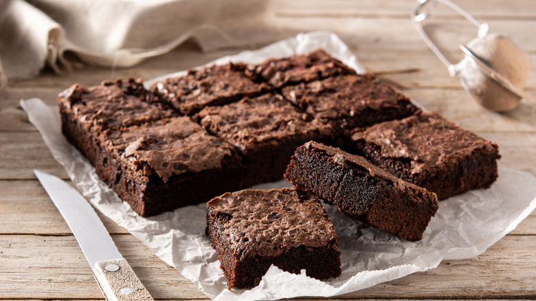 Brownie squares