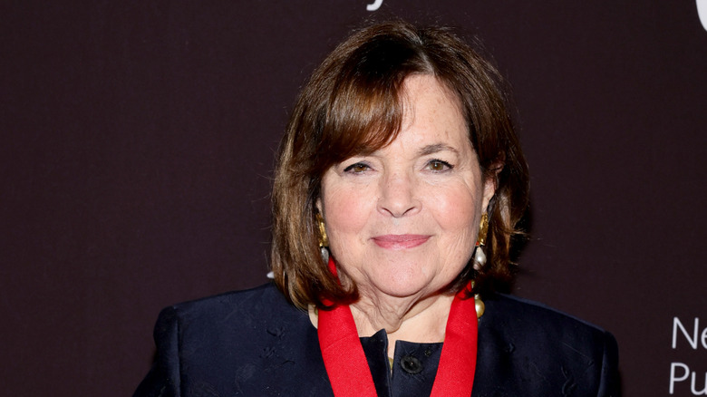 Close up of Ina Garten smiling