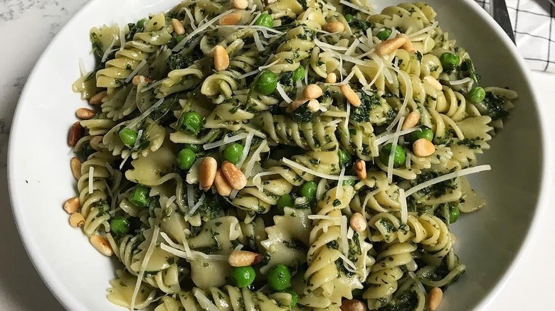 Ina Garten's Pesto, Pasta, and Peas