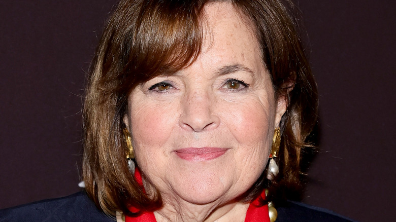 Ina Garten wearing earrings