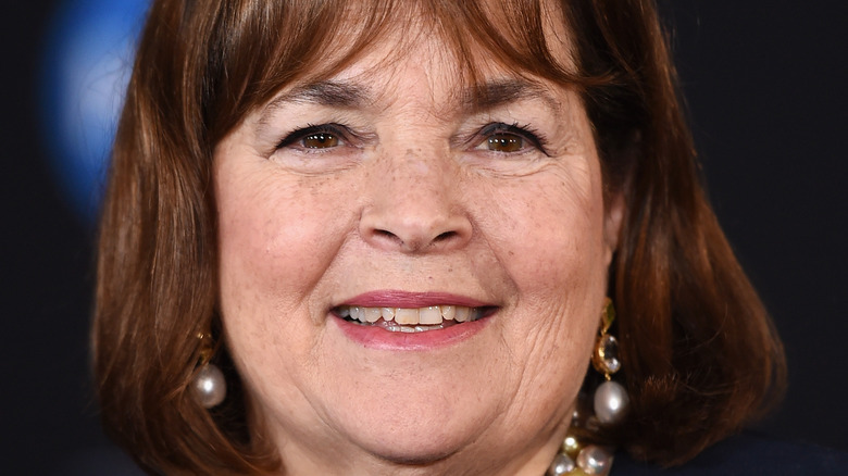 Ina Garten smiling at red carpet premiere