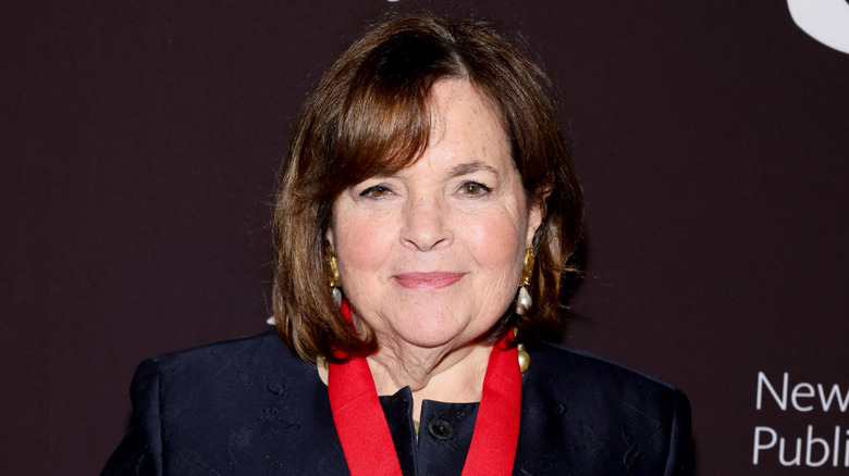 Ina Garten smiling at book signing