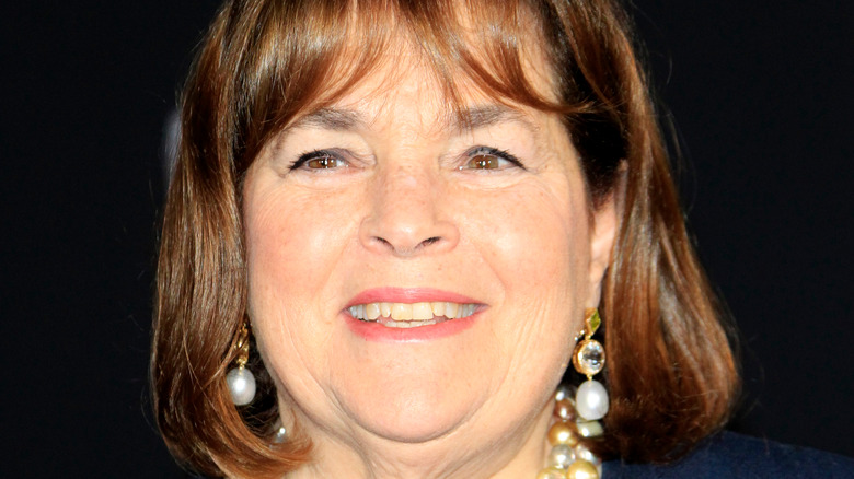 Close up of Ina Garten smiling