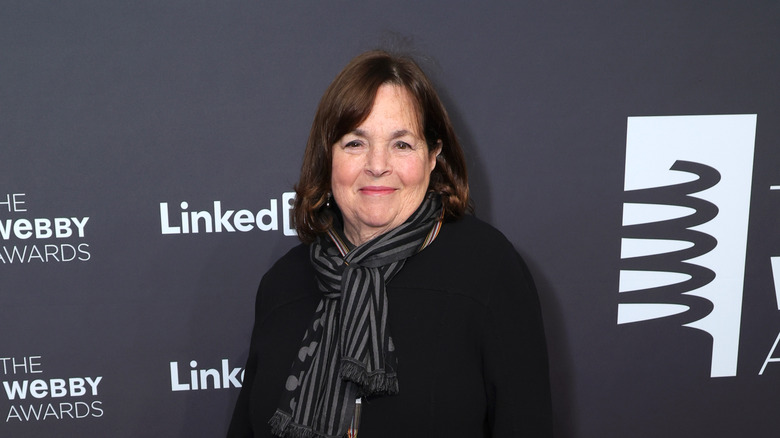 Ina Garten on the red carpet of an event