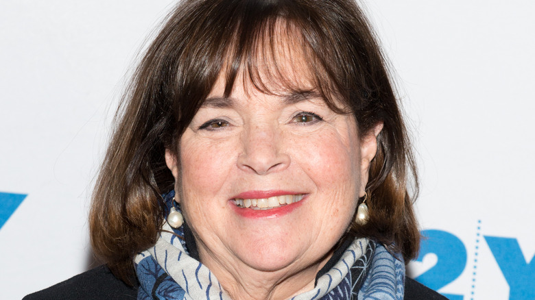Ina Garten on step and repeat at 92Y event