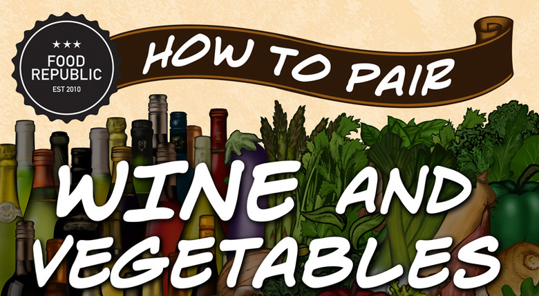 Infographic: How To Pair Wine And Vegetables