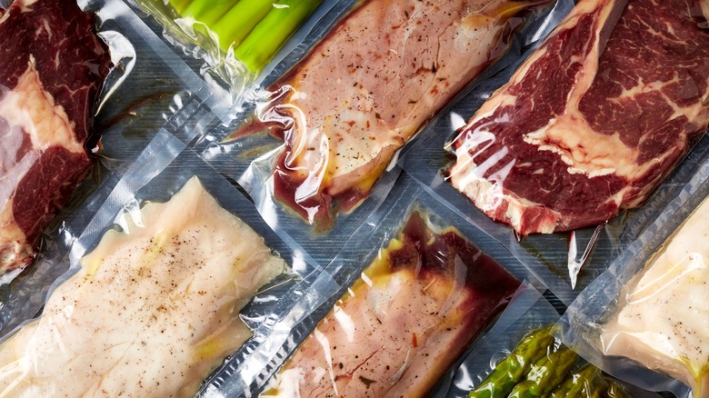 sous vide food prep