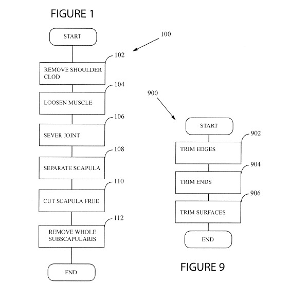 A diagram from the patent application details the extraction process.