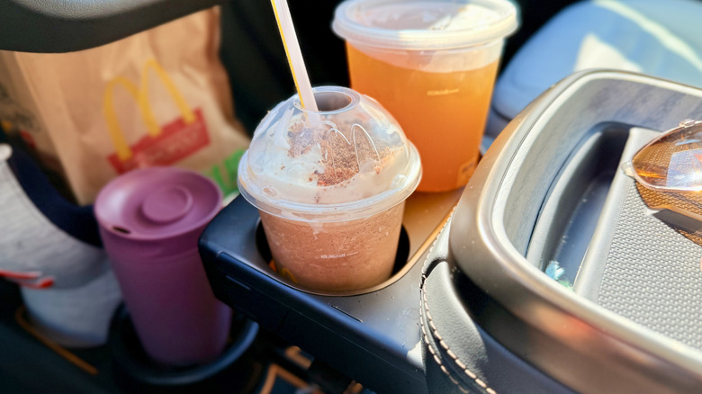 Chips Ahoy! Frappé in cup holder