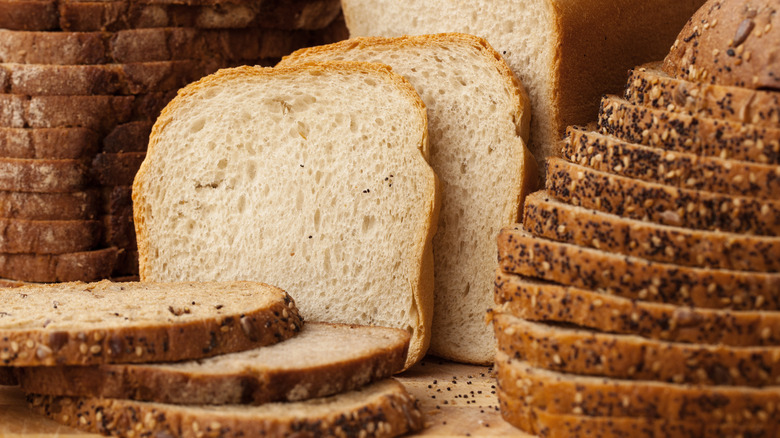 sliced bread pieces including heels