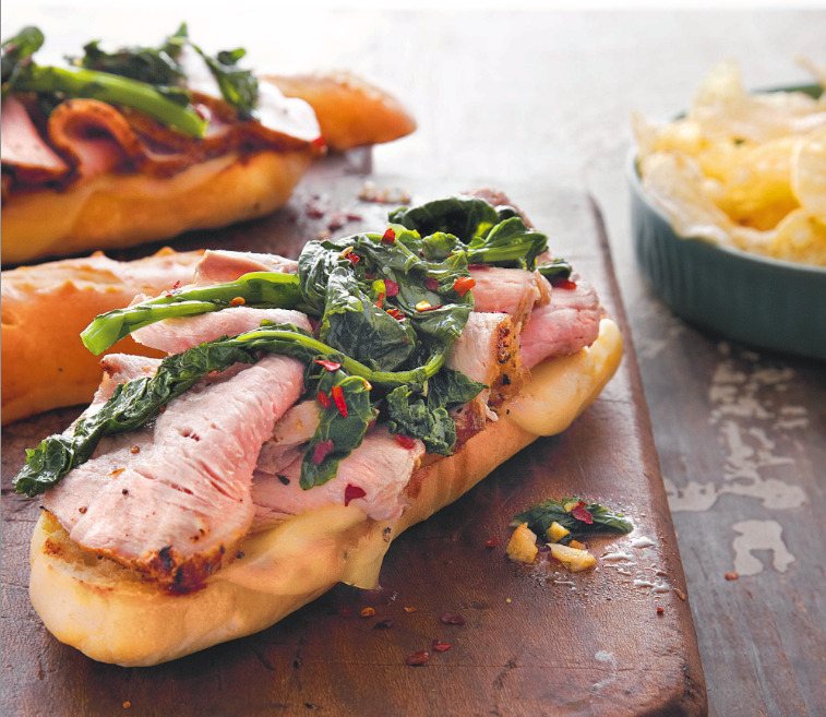 Italian Grilled Pork Sandwiches Recipe