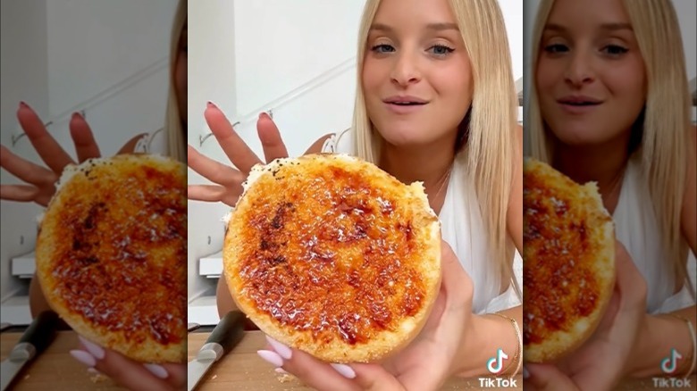 Creme brulee bagel