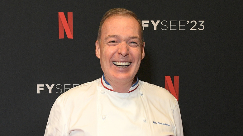 Jacques Torres at 2023 FYSEE Food Day Netflix Red Studios 